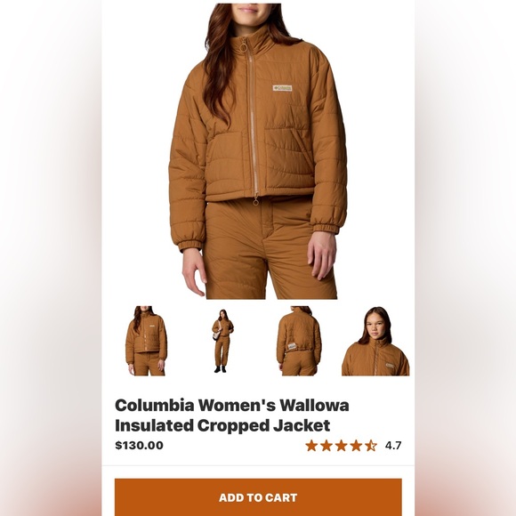 Columbia Jackets & Blazers - Columbia Women's Wallowa Insulated
Cropped Jacket